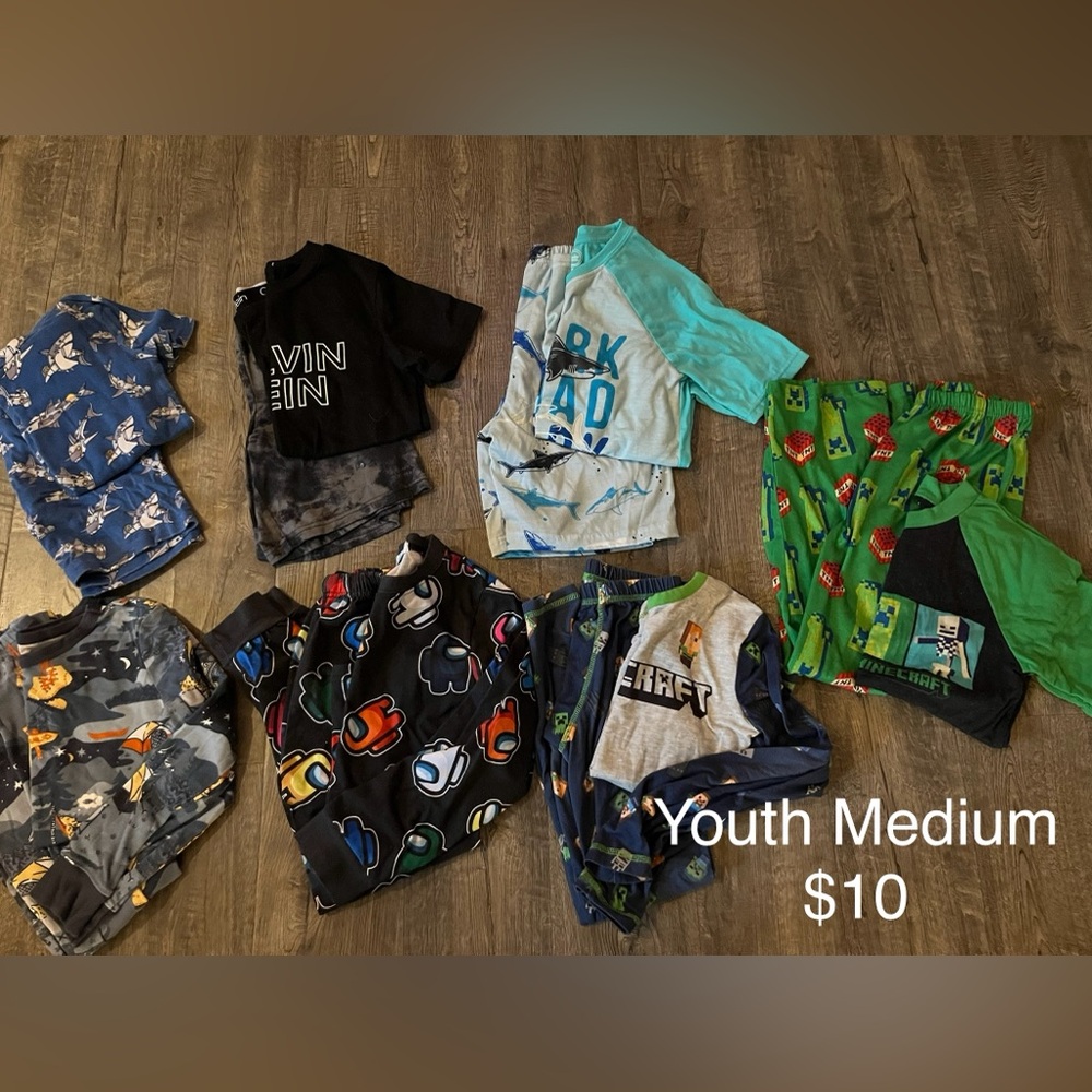 Youth Medium Pajama lot